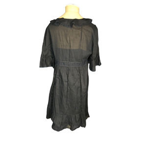 Ann Taylor Loft Navy Cotton Short Sleeve Dress Size 8